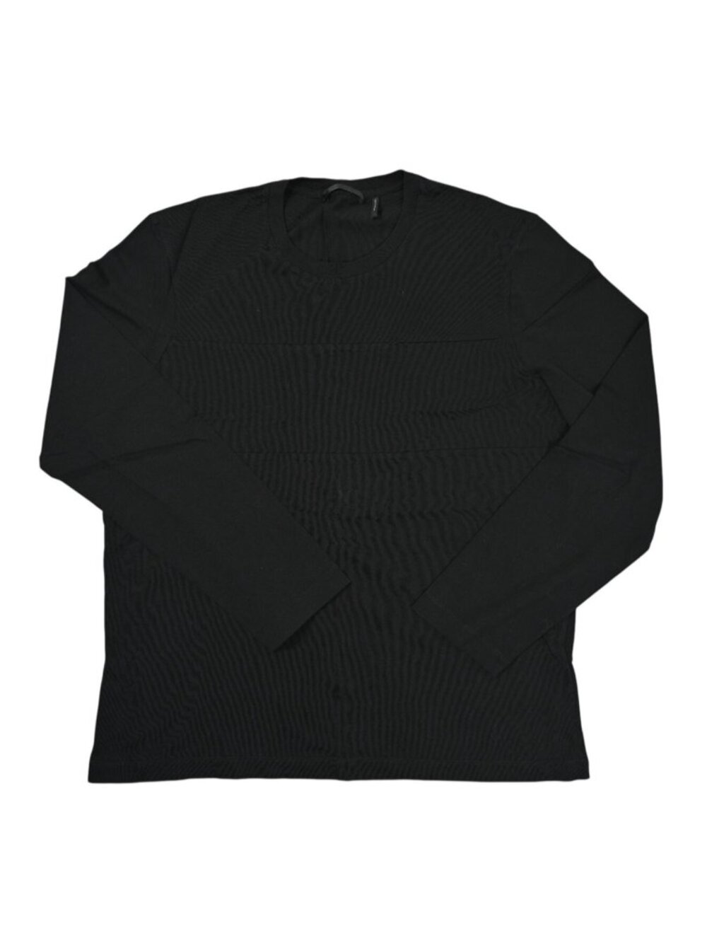 Helmut Lang Backwards Logo Long Sleeve Shirt in Black